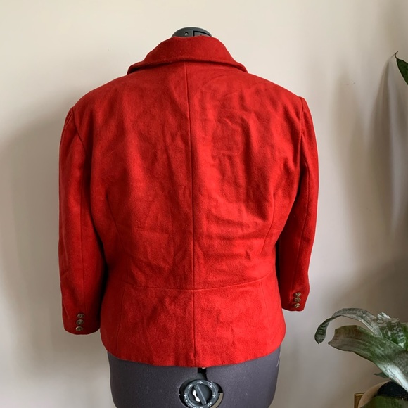 wool blend blazer size 16 - Picture 4 of 5